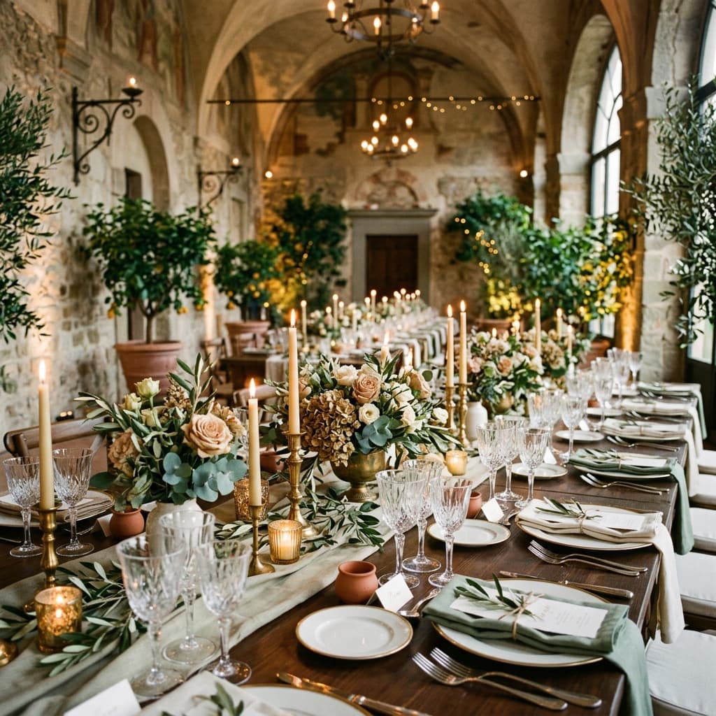 Allestimento elegante per un evento speciale